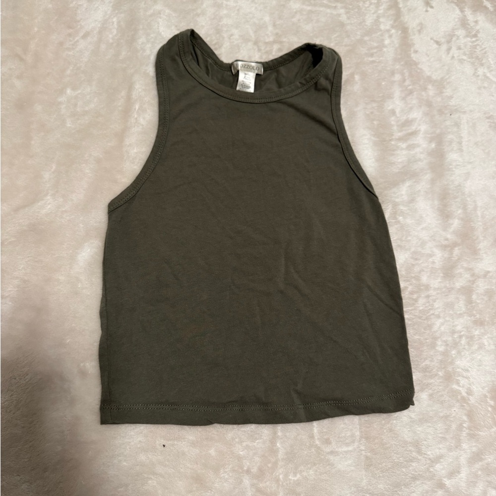 Bozzolo Olive Tank Top